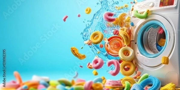 Fototapeta Laundry banner