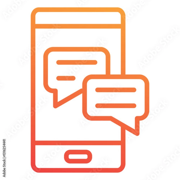 Fototapeta Messaging Icon
