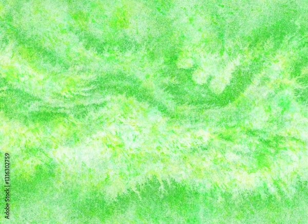 Fototapeta 緑色水彩背景