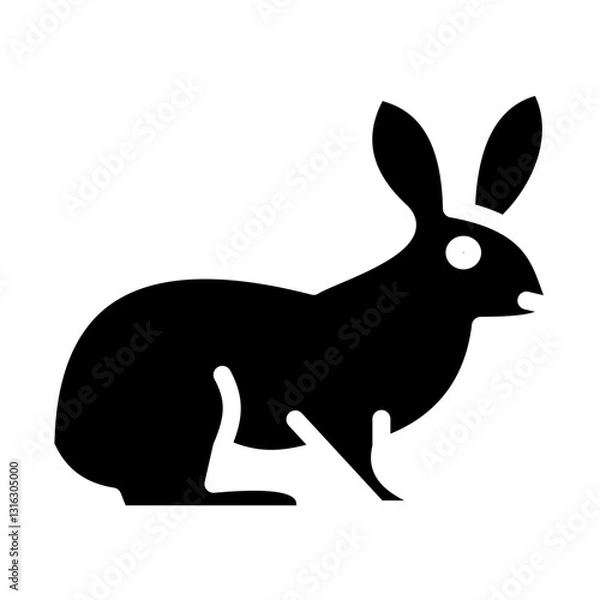 Obraz Rabbit Vector Design Icon Style