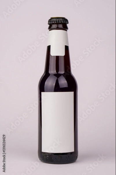 Obraz Coffee bottle with white background