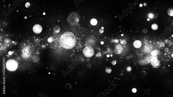 Fototapeta Bokeh Orbs and Dust 