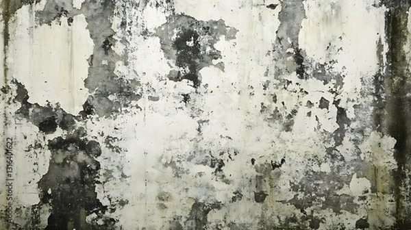 Fototapeta Weathered wall texture, urban decay