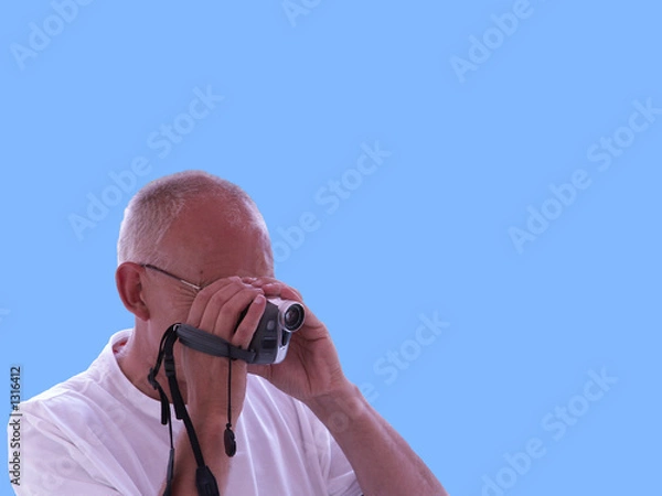 Obraz cameraman video camera man