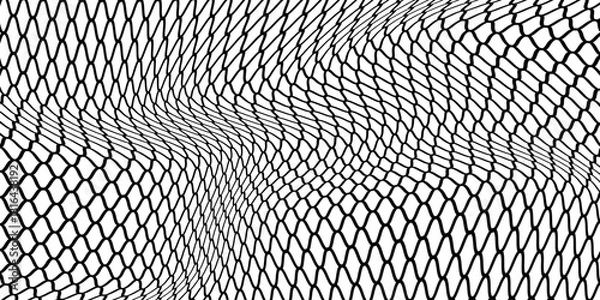 Fototapeta Mesh texture for fishing nets. Seamless pattern for sportswear or soccer goal, volleyball net, basketball hoop, hockey, athletics. Abstract net background