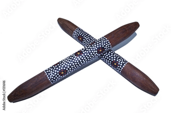 Obraz clapsticks cruzados