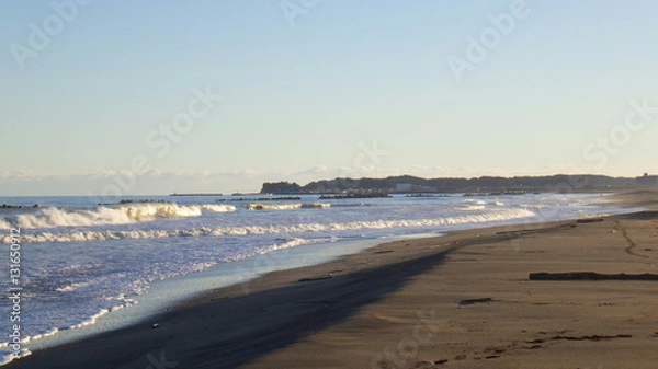 Obraz 冬の海岸線