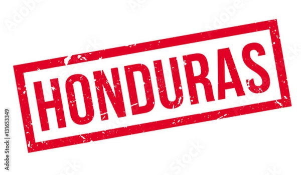 Obraz Honduras rubber stamp