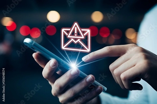Fototapeta email security, spam email, junk mail, virus protection, phishing attacks, cyber threats, email protection, internet security, cybersecurity, email scam, secure email, email encryption, malware threat