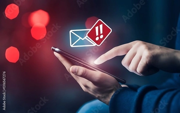 Fototapeta email security, spam email, junk mail, virus protection, phishing attacks, cyber threats, email protection, internet security, cybersecurity, email scam, secure email, email encryption, malware threat