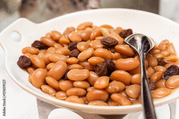 Obraz Kidney bean and Preserved plum