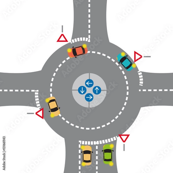 Fototapeta Rond Point