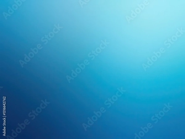 Fototapeta gradient from dark teal to soft cyan, reminiscent of deep ocean waters meeting a clear sky