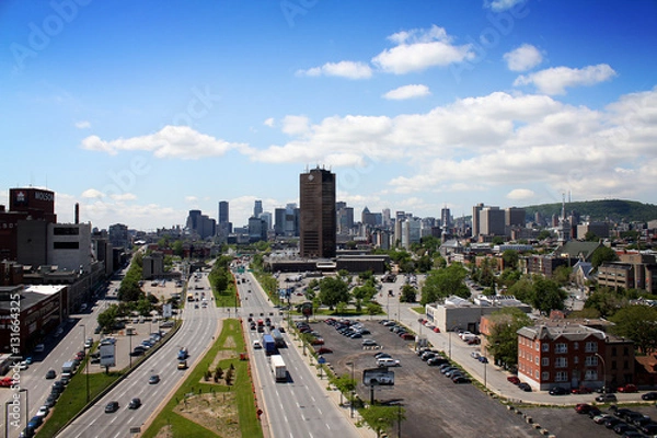 Obraz Montreal from the bridge