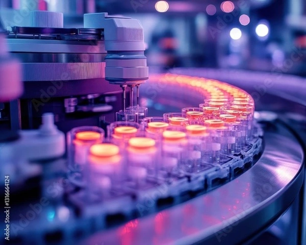 Fototapeta Scientists using AI to accelerate the drug discovery process for rare diseases, Pharmaceuticals, Innovative and essential