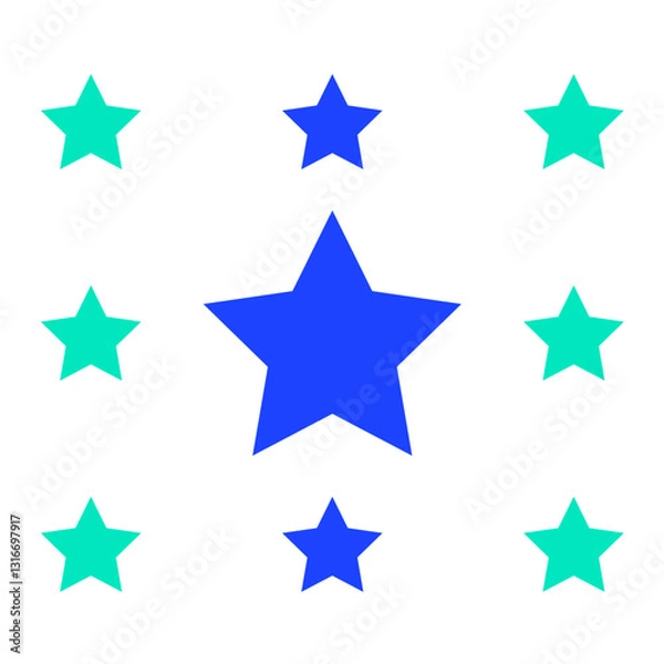Obraz Star Vector Icon Design Illustration