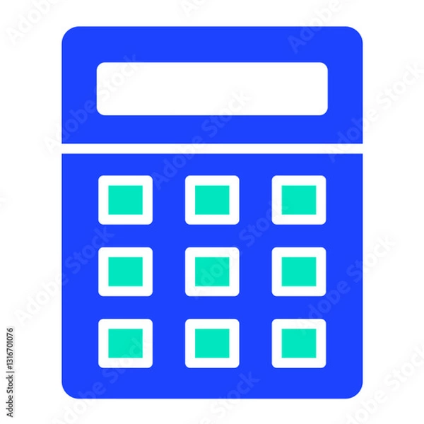 Fototapeta Calculator Vector Icon Design Illustration