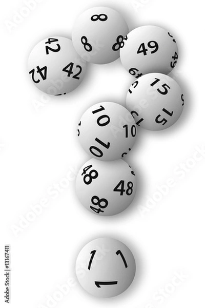 Fototapeta Lottokugeln