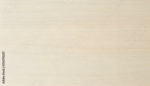 Fototapeta Wooden planks with a light beige or cream color and visible wood grain texture