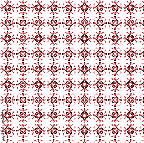 Obraz Mixed pattern original design and digital drawing. It can be used in web, wallpaper, ceramic and fabric designs.