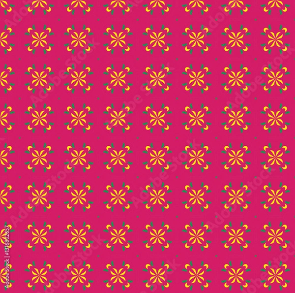 Obraz Mixed pattern original design and digital drawing. It can be used in web, wallpaper, ceramic and fabric designs.