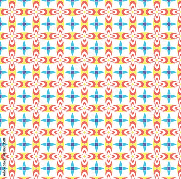 Obraz Mixed pattern original design and digital drawing. It can be used in web, wallpaper, ceramic and fabric designs.