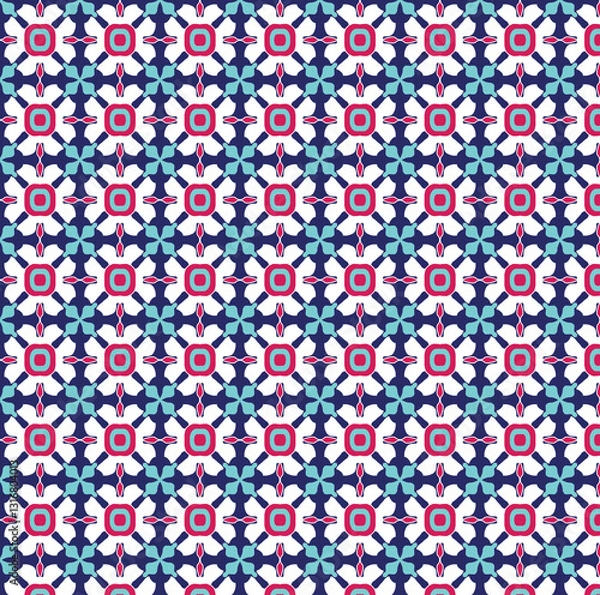 Obraz Mixed pattern original design and digital drawing. It can be used in web, wallpaper, ceramic and fabric designs.