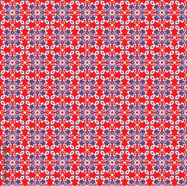 Obraz Mixed pattern original design and digital drawing. It can be used in web, wallpaper, ceramic and fabric designs.