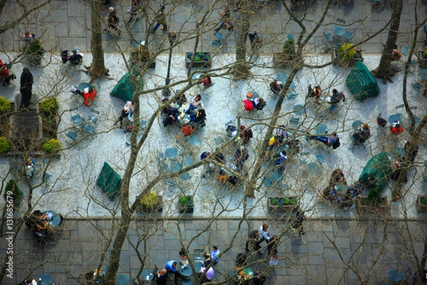 Obraz Bryant Park Birds Eye View
