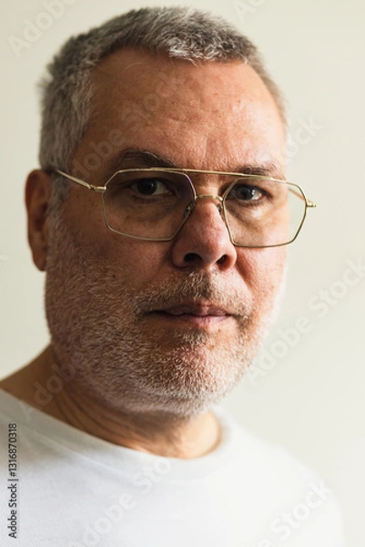 Obraz Älter mit Brille