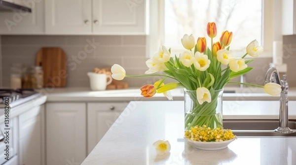 Fototapeta organize spring cleaning text