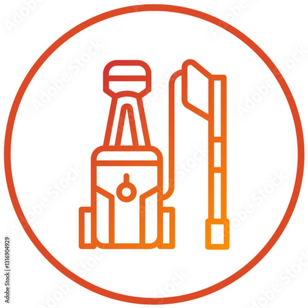 Obraz Vector Design Pressure Washer Icon Style