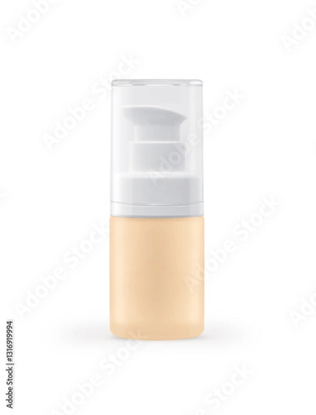 Obraz Small Bottle Pastel Color for spray isolated on white background