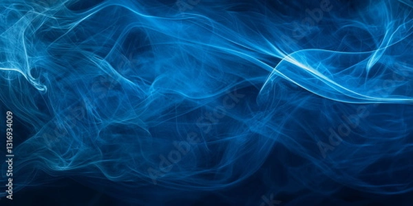 Fototapeta deep blue abstract background