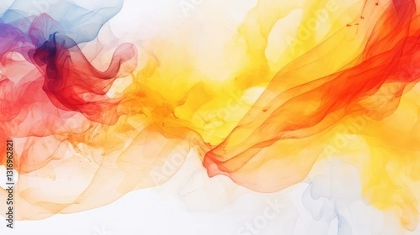 Fototapeta bold water color abstract background