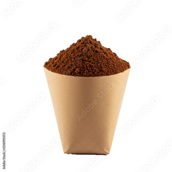 Fototapeta Cocoa powder ready for baking and making delicious chocolate treats.