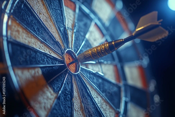 Fototapeta dart board in target
