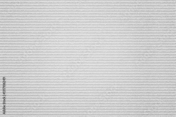Obraz A textured white surface with horizontal linear patterns, resembling a ribbed fabric or material backdrop.