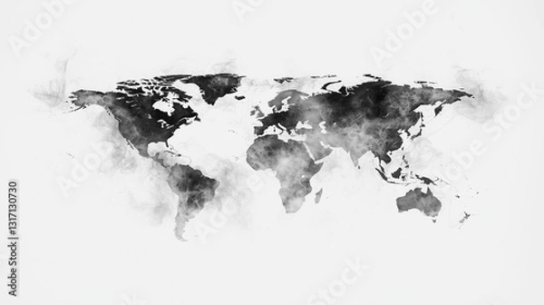 Fototapeta モノクロームの地球