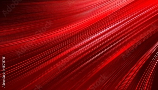Obraz red diagonal streaks in motion