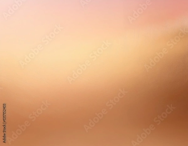 Fototapeta soft pastel gold gradient background with warm blush tones blending into metallic hues