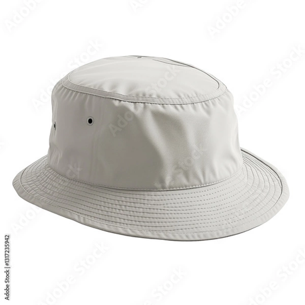 Fototapeta Bucket hat on a transparent background for outdoor adventures