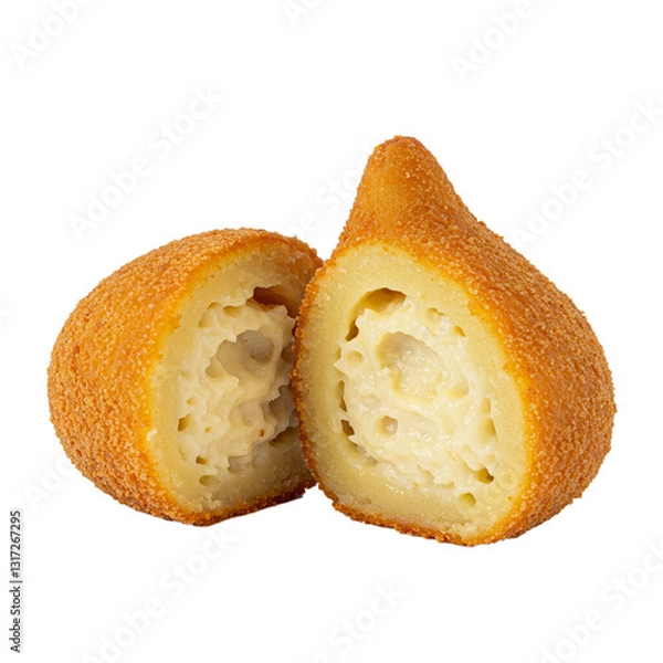 Obraz Savory coxinha filled with flavorful stuffing for a popular snack option. Cozinha Salgado