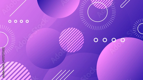 Fototapeta Abstract communication background with circle shape