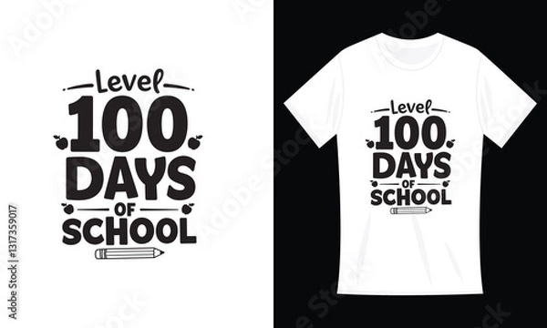 Fototapeta Happy 100th Day Of School Smarter T-Shirt
