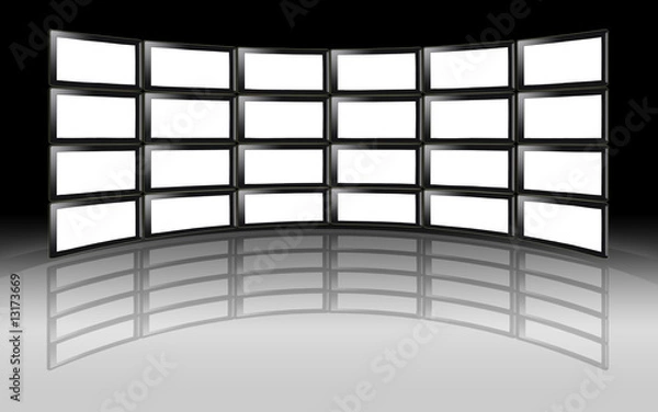 Obraz TV Wall LCD Plasma Televisions