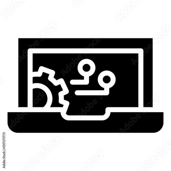 Obraz Office Laptop Icon