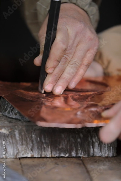 Obraz artisan engraver