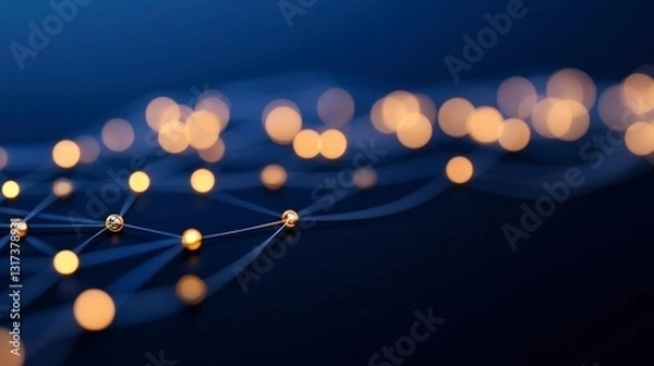 Fototapeta Abstract Network Connections