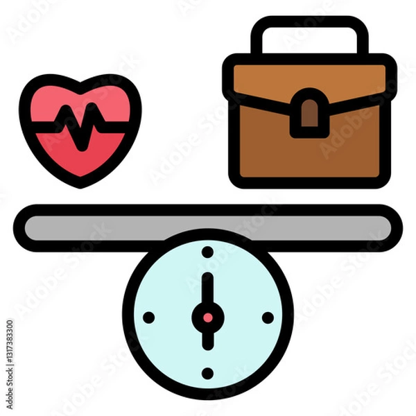 Obraz Work Life Balance Icon